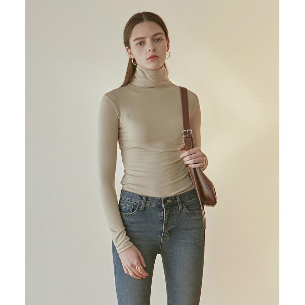 

NICK&NICOLE French Slim Turtle Tee_Светло-бежевый