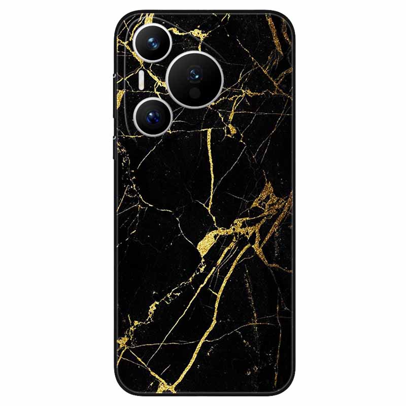 For Huawei Pura 70 / Pura70 Pro Case Soft Silicone Fashion Marble Shockproof Cover for Huawei Pura 70 Ultra P 70 Pro+ TPU Coque