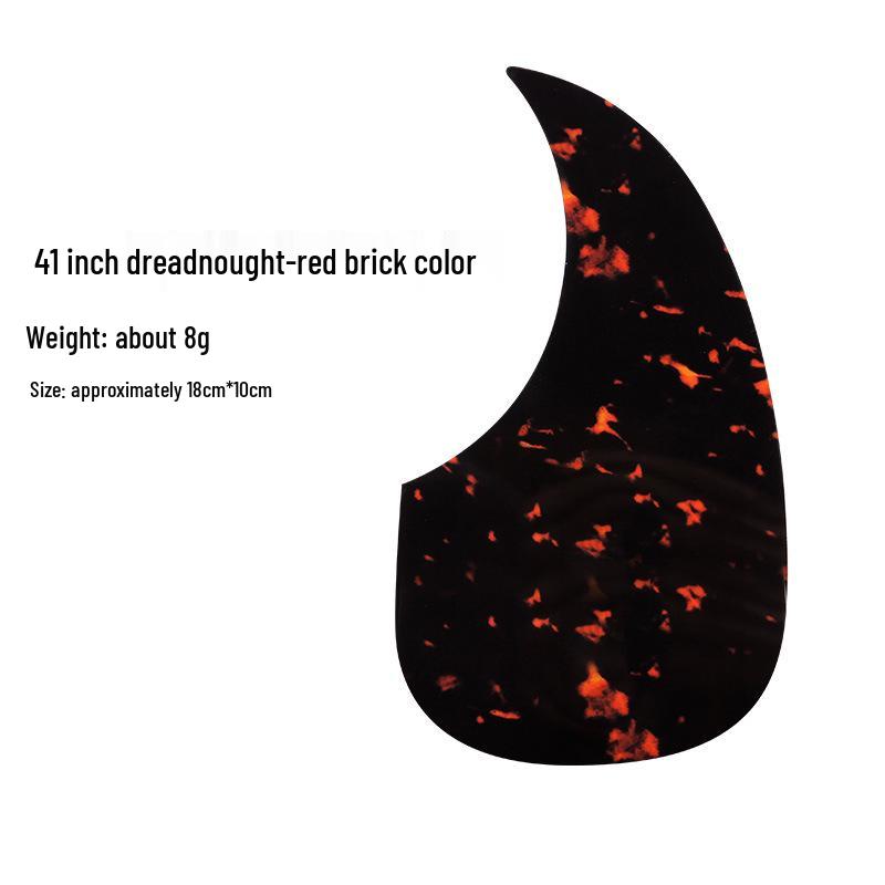 Naklejka panelowa pickguardu gitary chroniąca przed zarysowaniami dla gitar 38-41 calowych - Ochrona strun