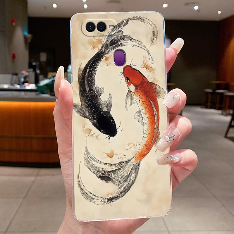 Casing For OPPO A5S AX5S A12 AX7 A7 2018 CPH1909 CPH2083 F9 CPH1823 Transparent Case Luxury Cute Cool Boys Girls Soft Shell