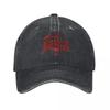 Death Band Logo Baseball Caps Fashion Denim Hats Outdoor Adjustable Casquette Hip Hop Baseball Cowboy Hat for Unisex
