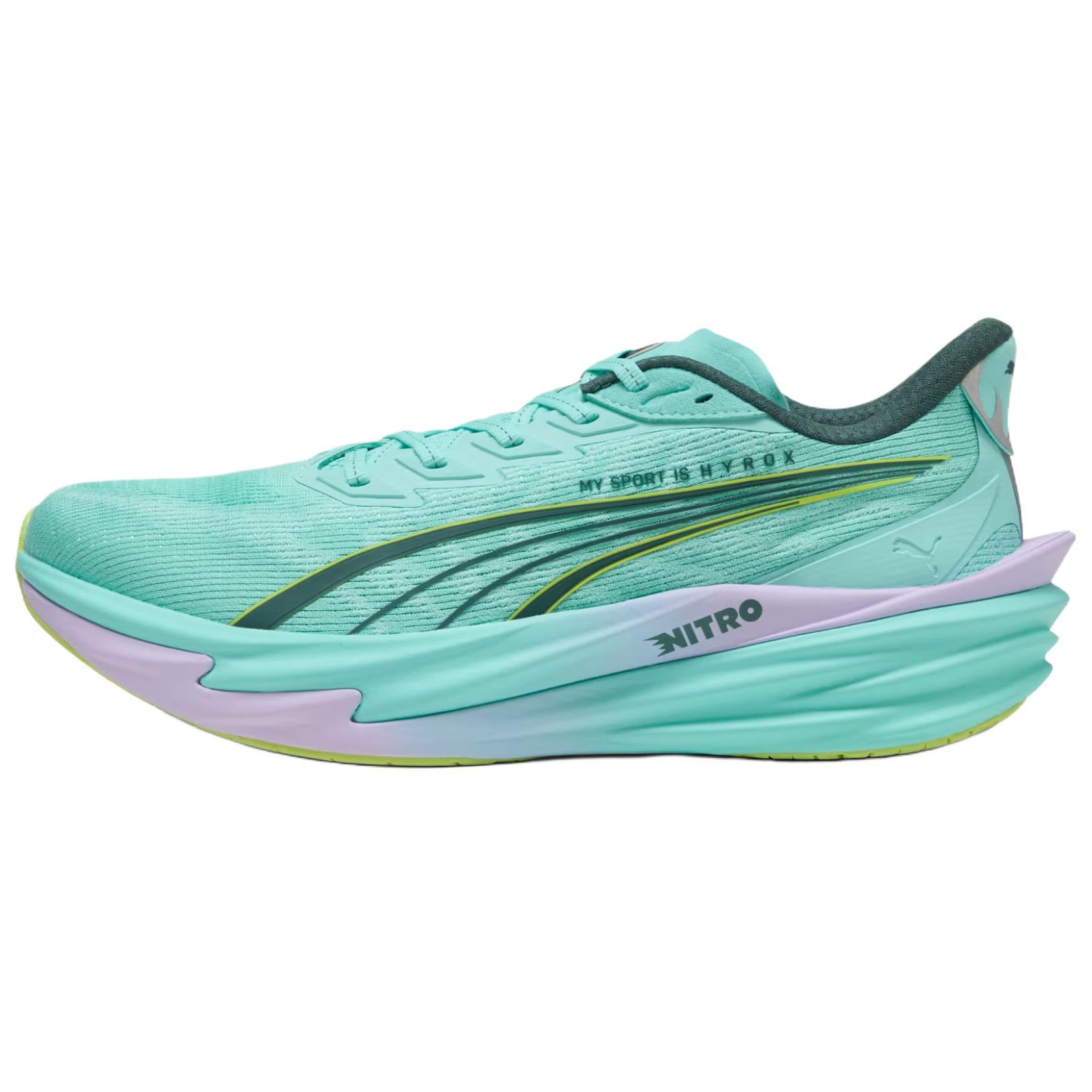 Hyrox x Puma Deviate Nitro 4 Мятный Интенсивный Мужские Кроссовки Зеленый Свет-Лаванда------Особенности 314155-01 39