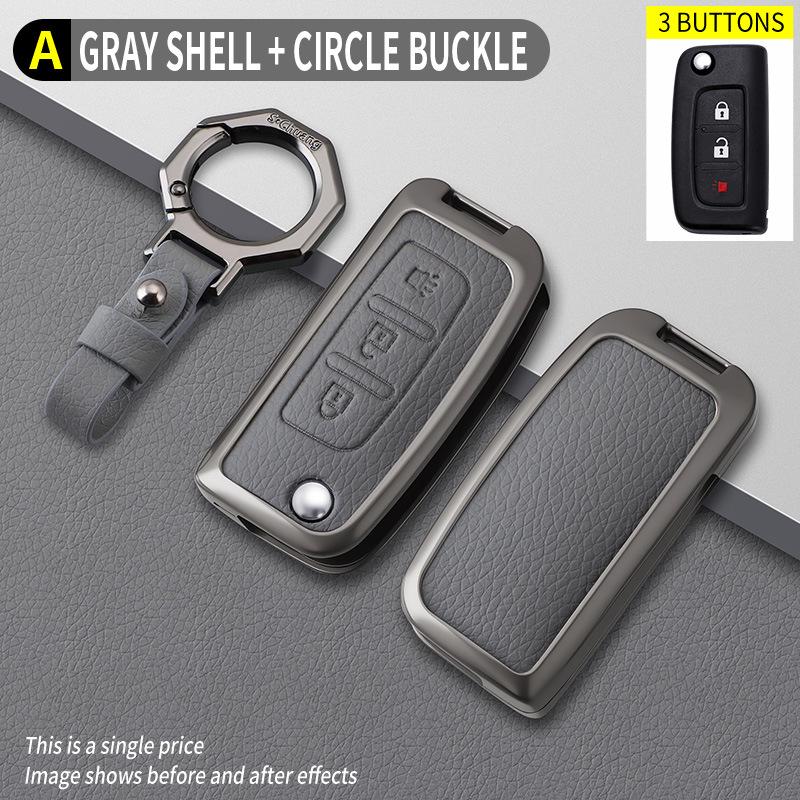 2023 Foton Aoling Suyun Pro Leather Key Cover for Men & Women, Oumake S1 Remote Control Holder with Buckle