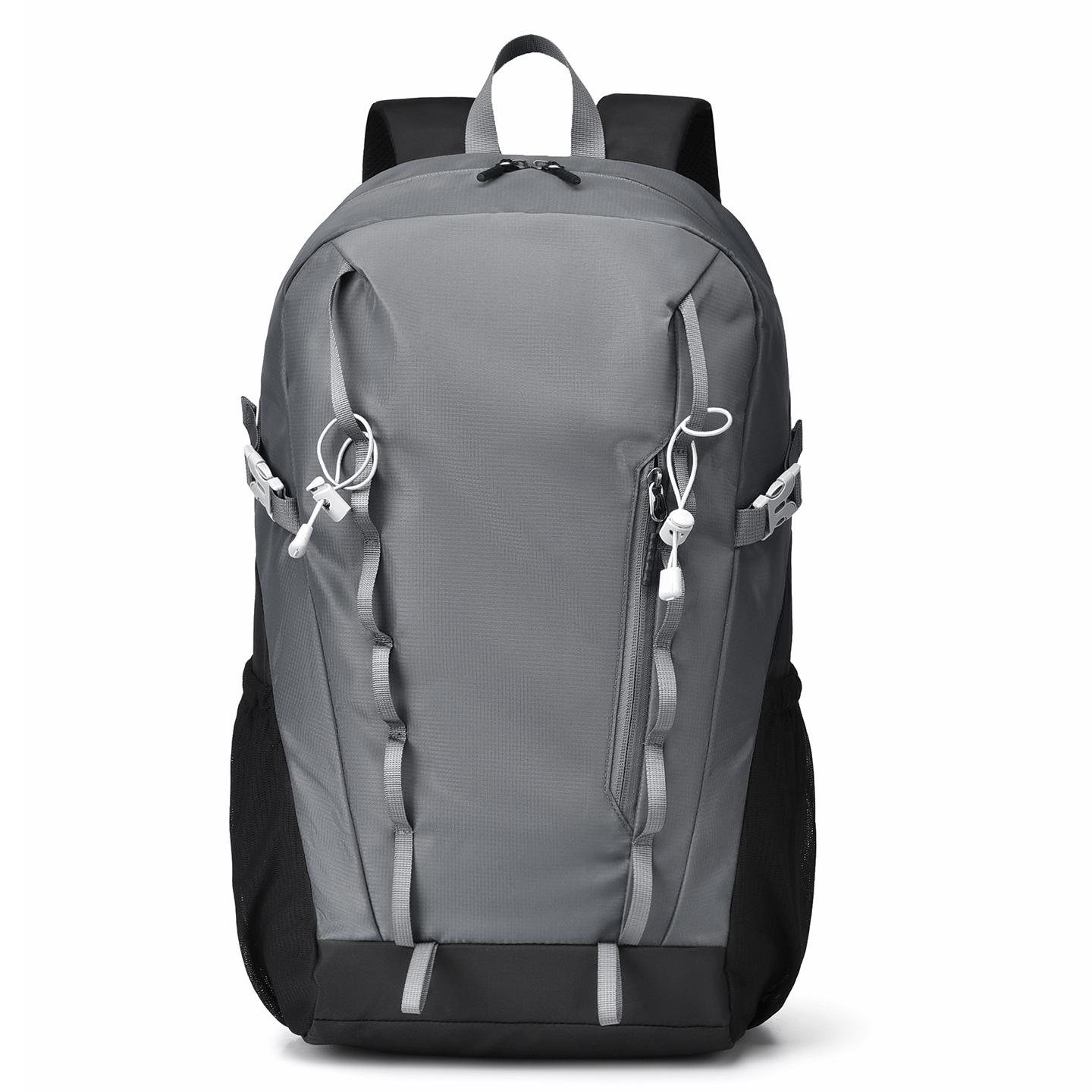 Hiking Bag Outdoor Sports Anti-Splashing Backpack Large Capacity Outdoor Travel Lightweight Hiking Backpack 20-35L серый
