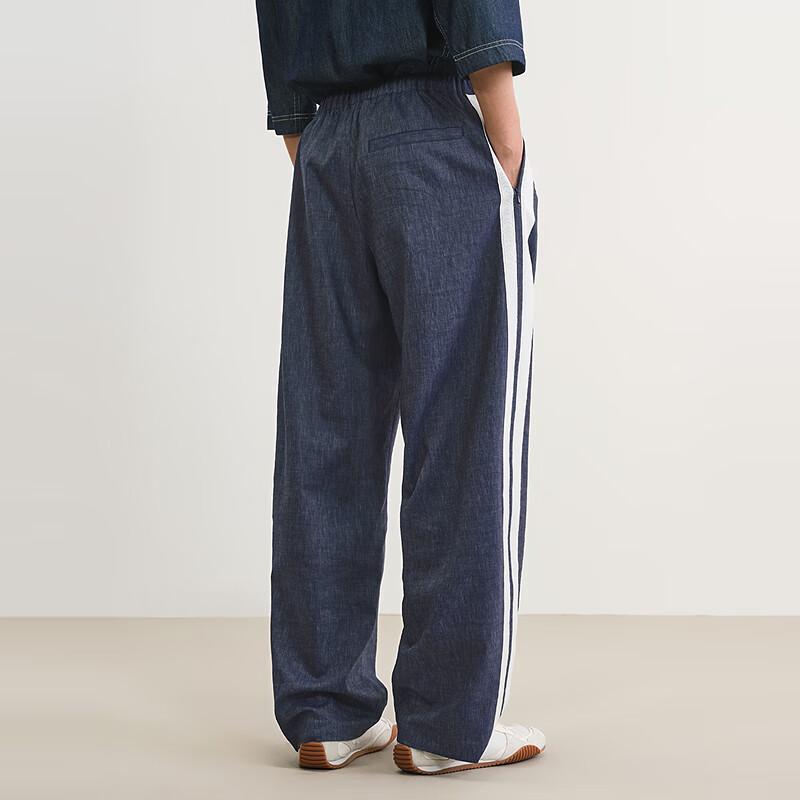 CROQUIS Men's 2025 Summer Loose Straight-Leg Casual Pants