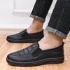 Herren Freizeit Loafer aus Leder: Weiche Sohle, Wasserdicht, Rutschfest, Einfach anzuziehen