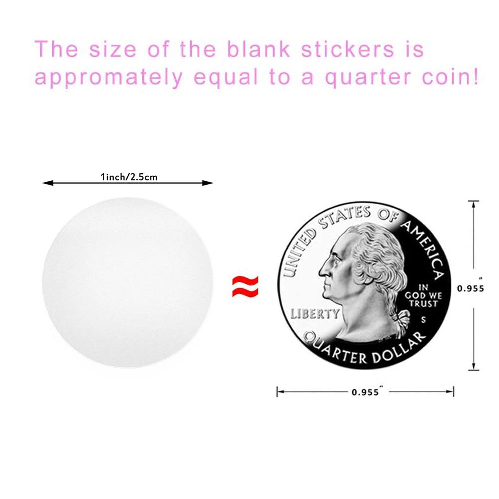 Transparent PVC Self-Adhesive Thank You Gift Sealing Stickers for Stationery