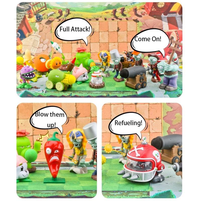 Plant Vs. Zombie Toy Olive Machine Gun With Pea Clip And Corn Shooter Accessories