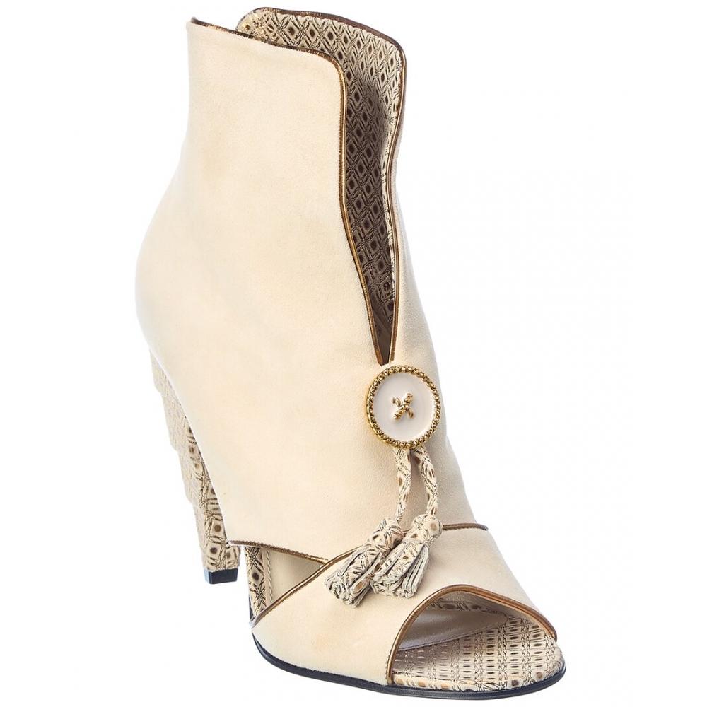 

Ferragamo Salvatore Замшевые ботильоны Ferragamo Agatha белый