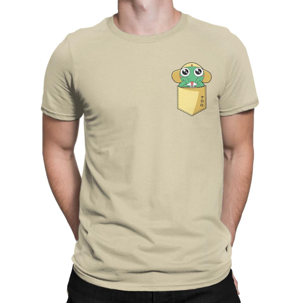 Men Womens TShirts Funny Sgt Frog Keroro Awesome 100 Cotton Tees Short Sleeve  T Shirts Crewneck Clothes Party