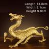 Pure Copper Lucky Sculpture Decor Home Lucky Decoration, God's Beast Qinglong White Tiger Vermilion Bird Xuanwu Living Room, 1Pc