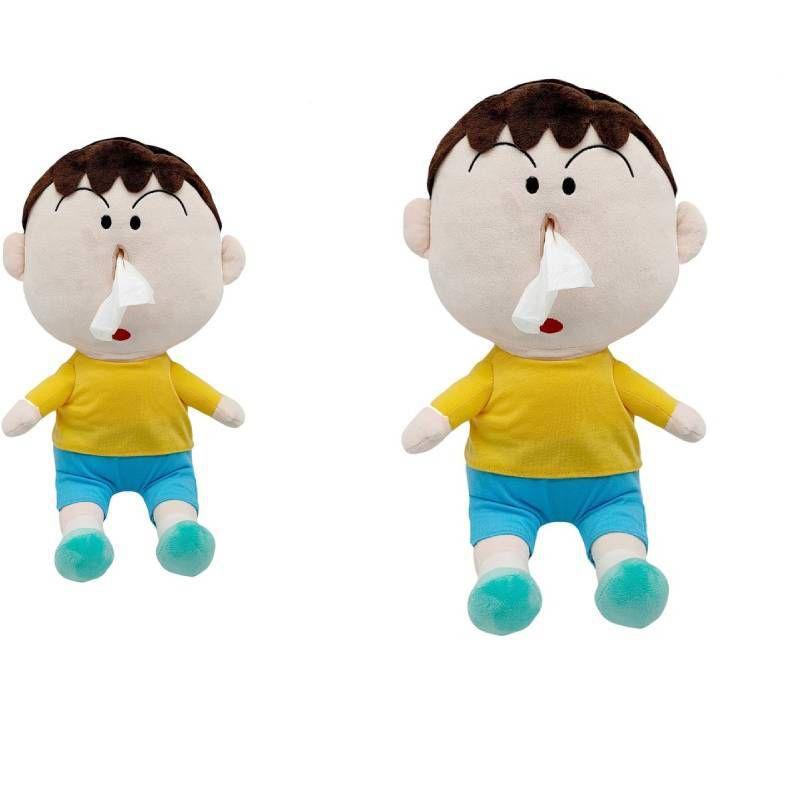 Super Soft Plush Crayon Shin-chan Bo-chan Tissue Storage Box Gift