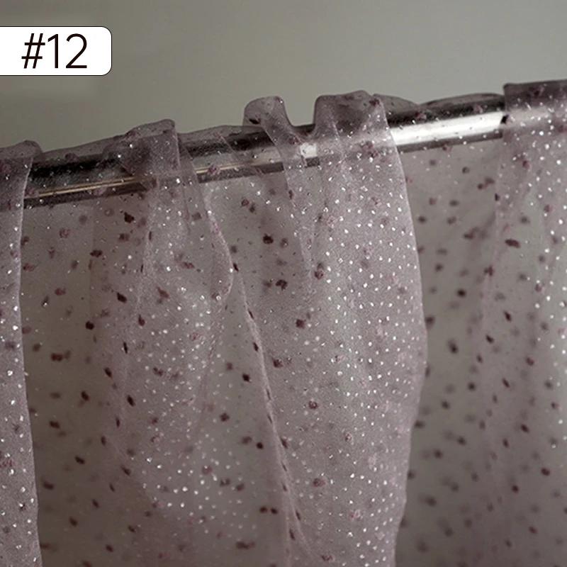 Seersucker Lace Fabric Black Polka Dot Tulle Fabric for Wedding Dress Bridal Veil Tutu Dress Baby Girls Puffy Clothing Sewing