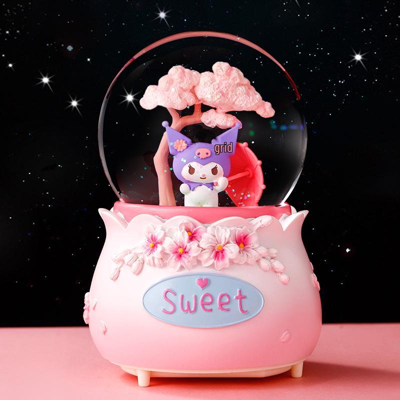 

Зачарована Кришталева Куля-Музична Скринька Єдиноріг Снігова Куля - Подарунок-Прикраса на День Народження Студента 80# Light and Music