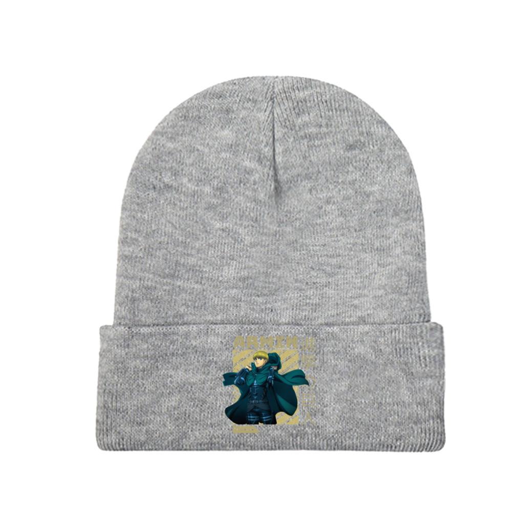 ARMIN from Attack On Titan Knitted Hat for Women Unisex Skullies Beanies Autumn Winter Hat Anime Hip Hop Melon Cap