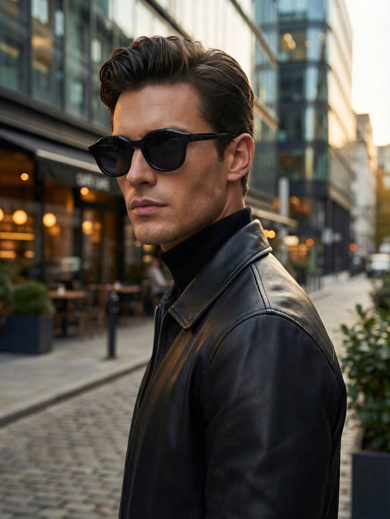 

Men s plastic full-frame square casual elegant fashion glasses, suitable for daily commuting and outdoor vacation use чёрный