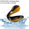5 Pcs Fishing Lures 3D Fishing Bait Simulation Loach Soft Lures Deep Diving Swimming Bait 3.9 inch PVC Fishing Lures for Fishing