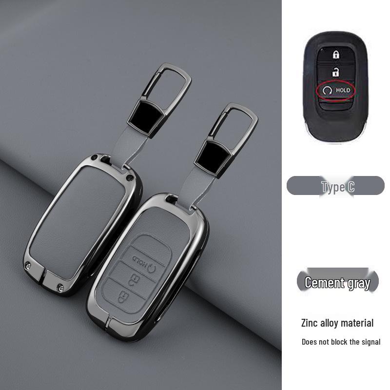 Stylish Metal Car Key Case for XRV, Fit, Vezel, URV, Fengfan, Xiangyu - Personalized Luxury Remote Shell Cover