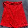 Ballet Chiffon Tulle Midi Skirt with Lace Panel and Tie-Up for Classical and Chinese Dance - Adult and Child Sizes
