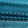 1pc Elegant Blue Jacquard Sheer Curtain Intricate Floral Pattern, Perfect for Bedroom, Living Room, or Office Decor, Curtains for Living Room