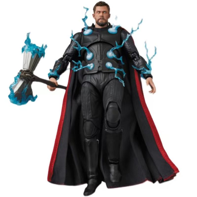 Hot Mov Thor Action Figure Joint Movable Avengers Infinity War Collectible Model Storm Axe For Adult Collection Display Model