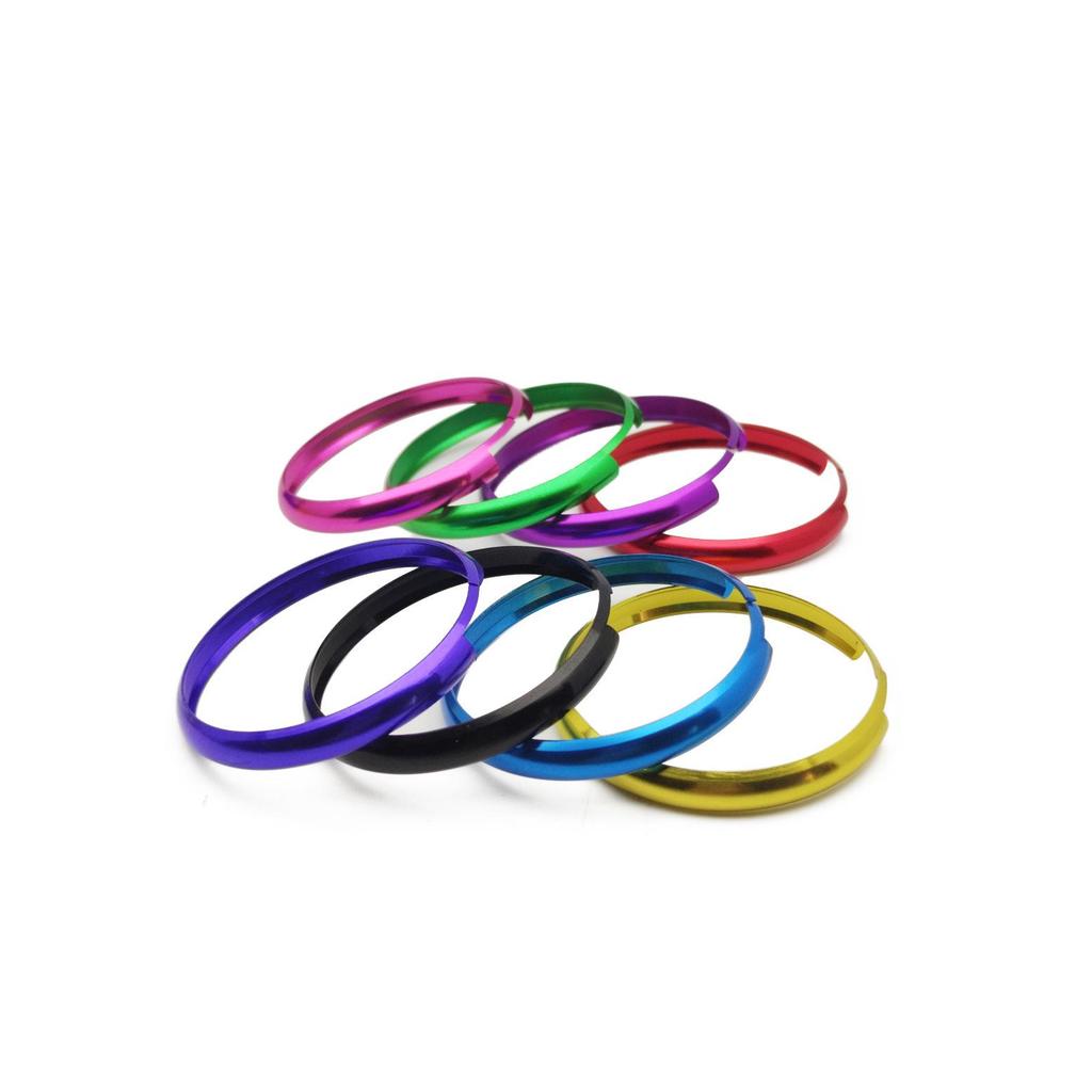 Sleek Aluminum Key Ring for MINI Cooper - Durable, Wear-Resistant Design