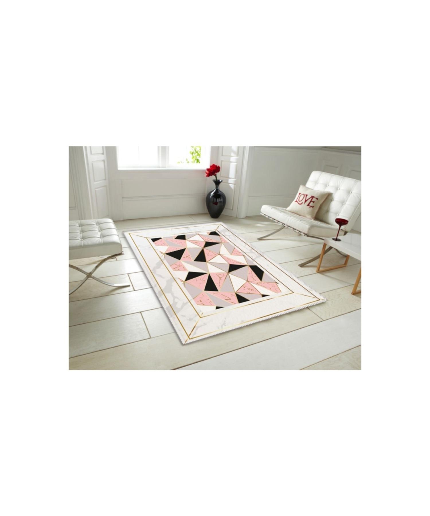 

Серия Carnival Argaç Dore с золотым мраморным узором, серый современный декоративный ковер