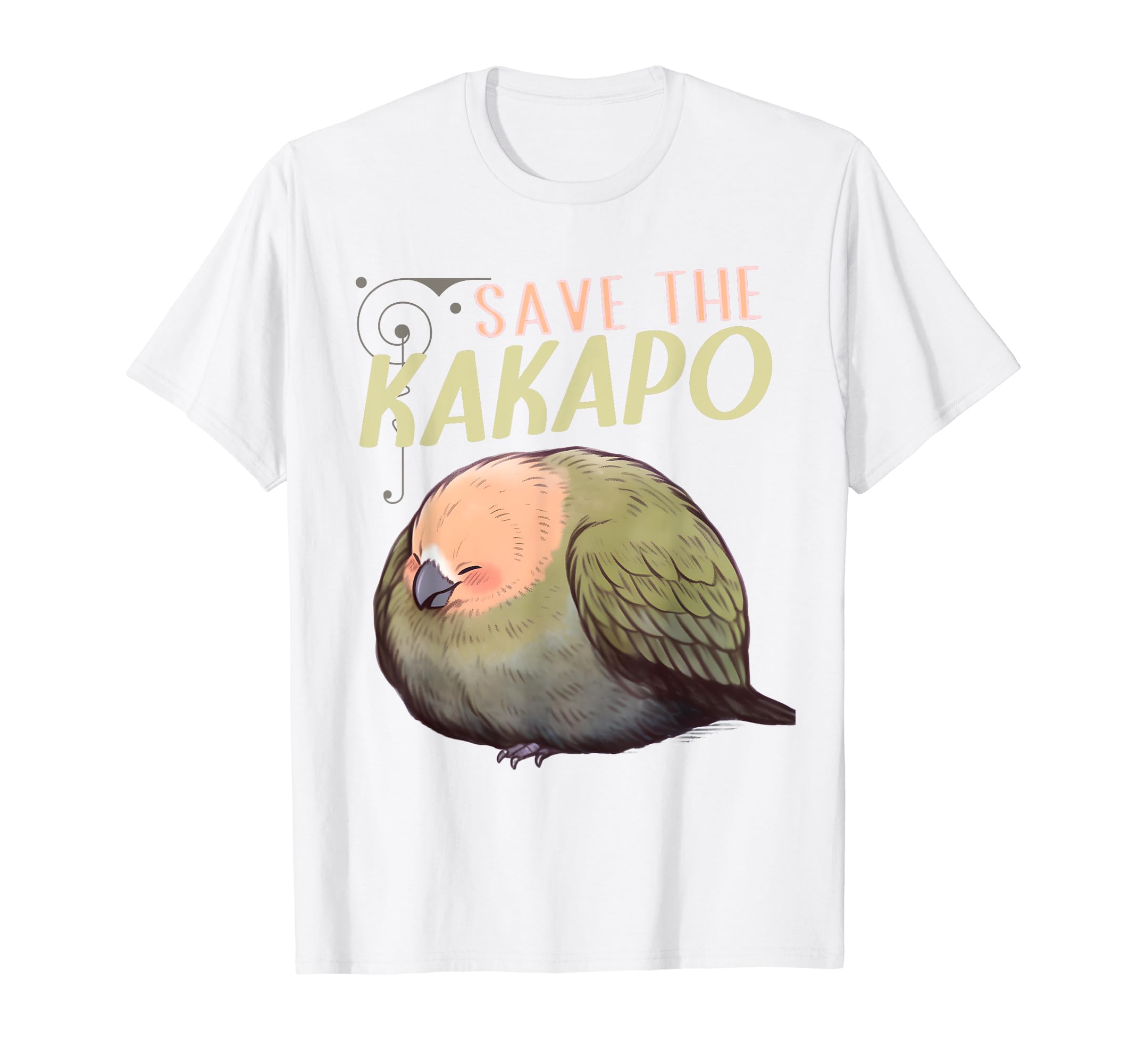 

Спасите какапо Новая Зеландия Какапо Попугай Сохранение Футболка