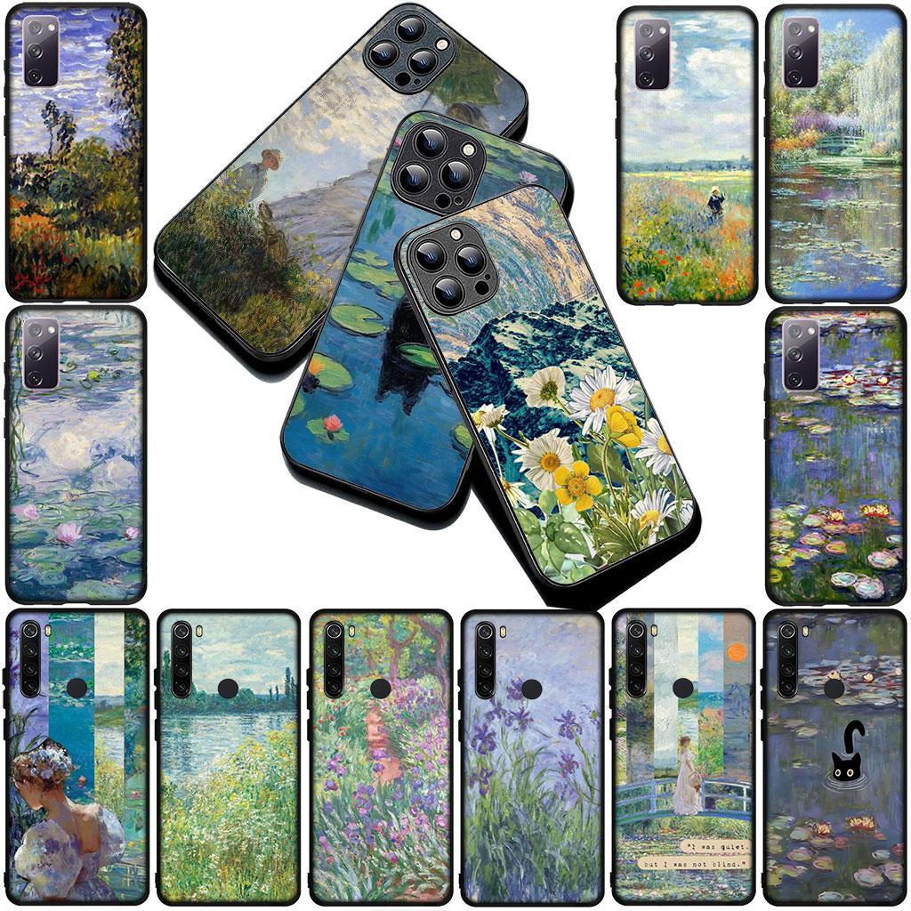 Casing Phone Cover for Huawei P30 P20 Mate 20 10 Lite Pro Y7 Y6P Y7A 2019 Nova 5T 3I Case Claude Monet Impressionism Painter