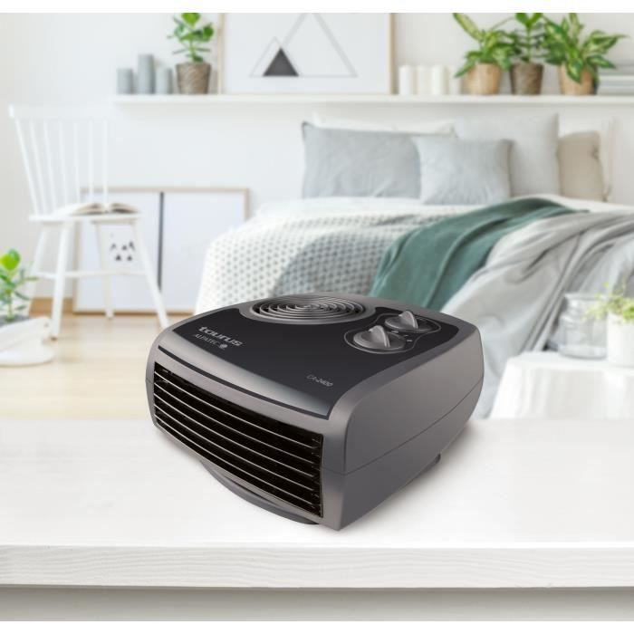 Radiateur thermoventilateur - TAURUS - CA 2400 - 2400W - Noir et gris
