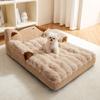 Winter Dog Cat Bedding Removable Cover Pet Sofa Bed Washable Thermal Insulation Cushion Anti Slip Bottom Chew Resistant Durable Pet Furniture
