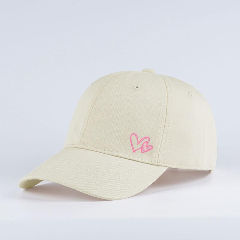 

Mlfo Double Pink Heart Print Baseball Cap Lightweight, Breathable, Sweet & Stylish Unisex Y2K Couple S Hat