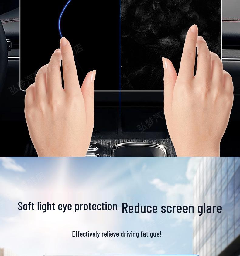 Xiaomi SU7 Tempered Film Screen Protector: Central Control Sticker for Car Interior