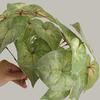 Artificial Green Plant Easy Care Realistic Not Wither Heart Shape Simulation Green
