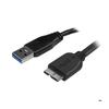 Cablu USB 3.0 SuperSpeed A la Micro B - 2m - Negru - STARTECH
