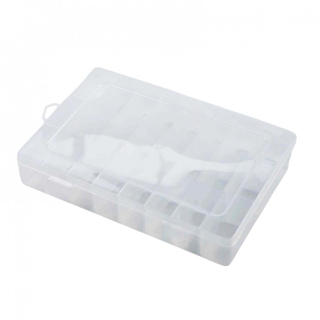 Transparante Opbergdoos met Meerdere Configuratiemogelijkheden voor Sieradenorganisatie