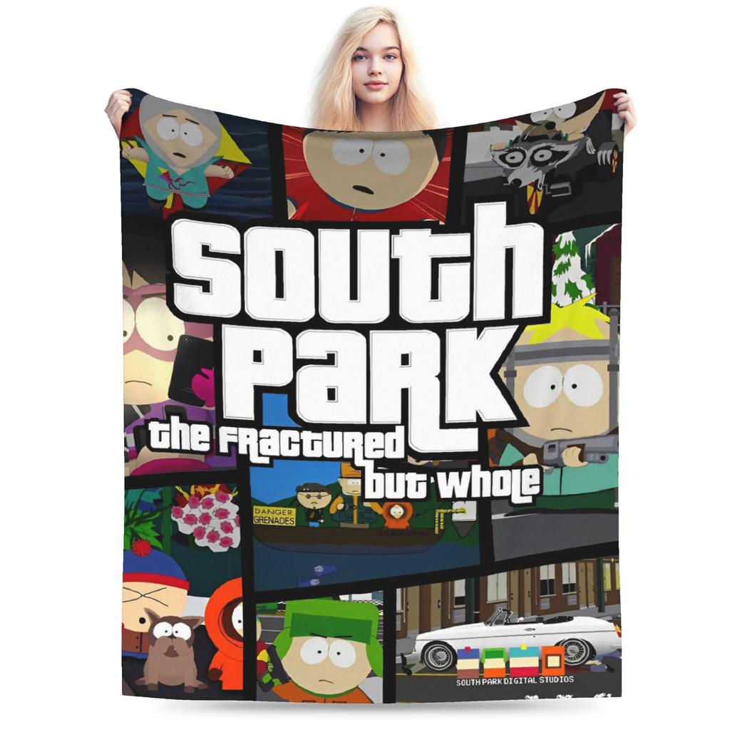 Souths Parked Blankets Ultra-Soft Fleece Relax Present Throw Blankets Quilt