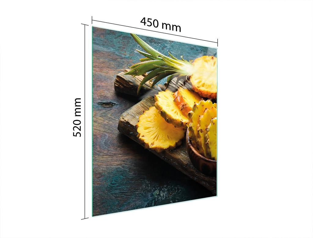 SZKLANA DESKA DO KROJENIA 45x52 ANANAS
