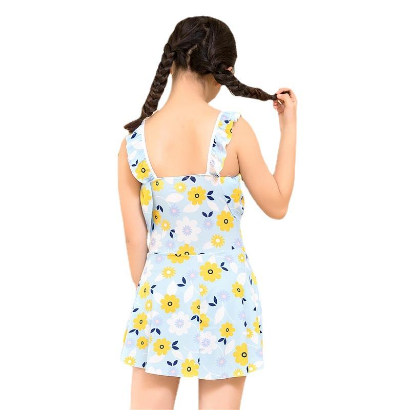 Girl's One-Piece Swimming Suit 2022 New Princess Swimsuit Children's Swimsuit