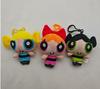 3 uds./lote 10 cm Dibujos Animados Anime Las Supernenas Juguetes de Peluche Lindos Pétalo Burbuja Cactus Muñecos de Peluche Rellenos Regalos para Niños
