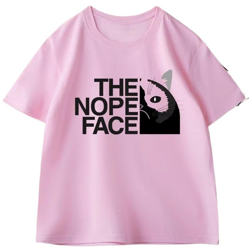 2026 Funny Cat Face Tshirt Unisex Wounisex Streetweat Cat Love Tees Casual Short Sleeve Breathable Round Neck