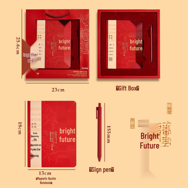 Deluxe Student & Colleague Notebook Gift Set: Thickened Diaries for School & Work