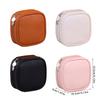Leather Jewelry Storage Bag With Adjustable Drawstring Design Safely Holds Earrings Necklaces Rings Portable Organizers