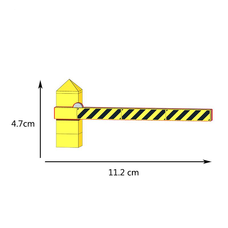 

Moc Building Block Parts Package City Train Building Block Train Track Corridor Elevating Rod Pedestriving Crossing Kids Toy Gift