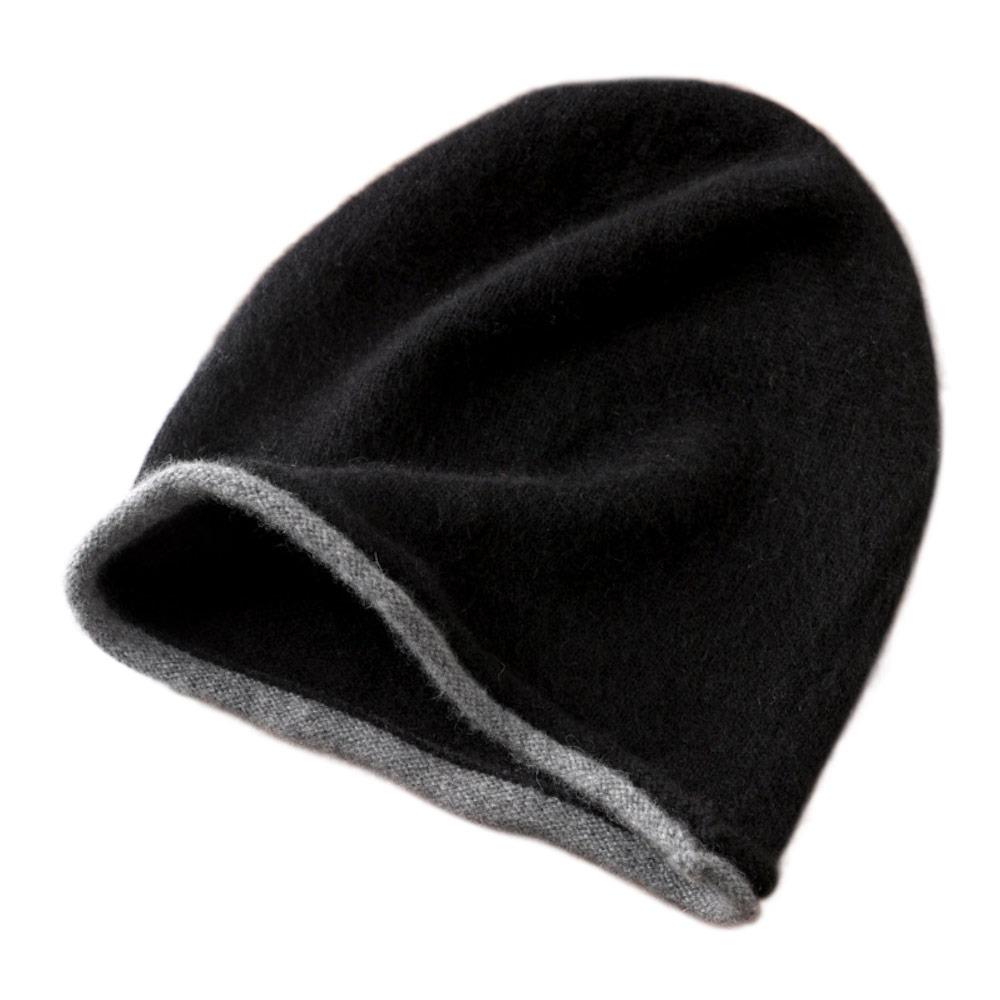

Warm Lining Winter Hat Soft Bean Cap Casual Beanies Men Women