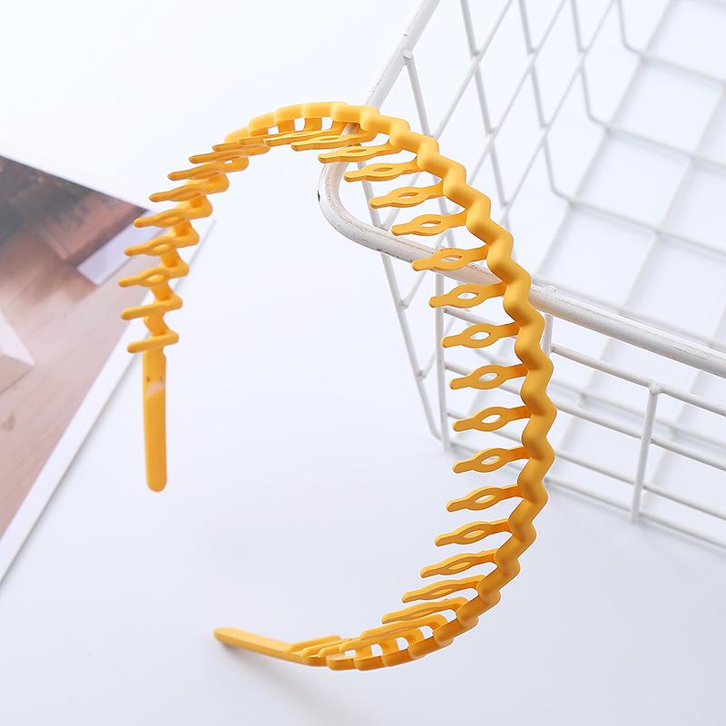 Bandeau Denté Antidérapant pour Femmes Coréennes et Organisateur de Frange