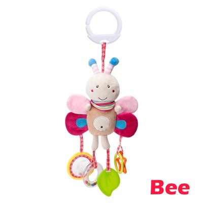 Babyspielzeug 6 bis 12 Monate Entwicklungsspielzeug Bett Kinderwagen Baby Hängerasseln Neugeborenen Plüsch Säuglingsring Glocke Pädagogisches Rasselspielzeug für Jungen Mädchen 