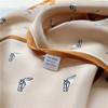 Hangzhou silk mulberry silk scarf cute pony head versatile double-sided silk scarf thin and narrow scarf streamer
