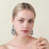 Bohemian Ethnic Long Bell Earrings - Retro Metal Jewelry Style