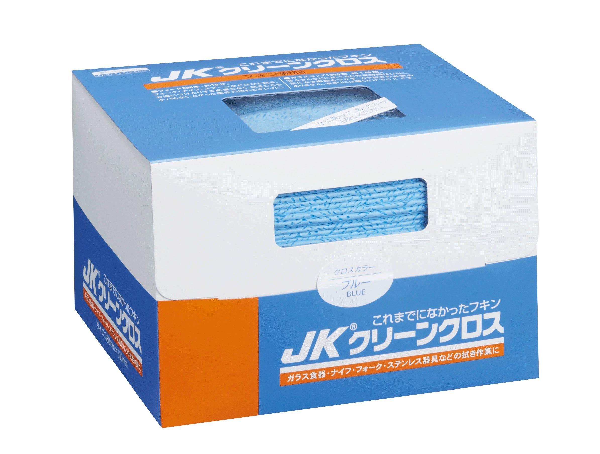

Crecia JK Clean Cloth for commercial use removing dullness from glasses and cleaning oil in the 50 x 12 boxes 65100 [Case sales] (for kitchen) синий